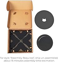 Vista 5 de Nest - Cama rascador para gatos (negro medianoche, sin montar)