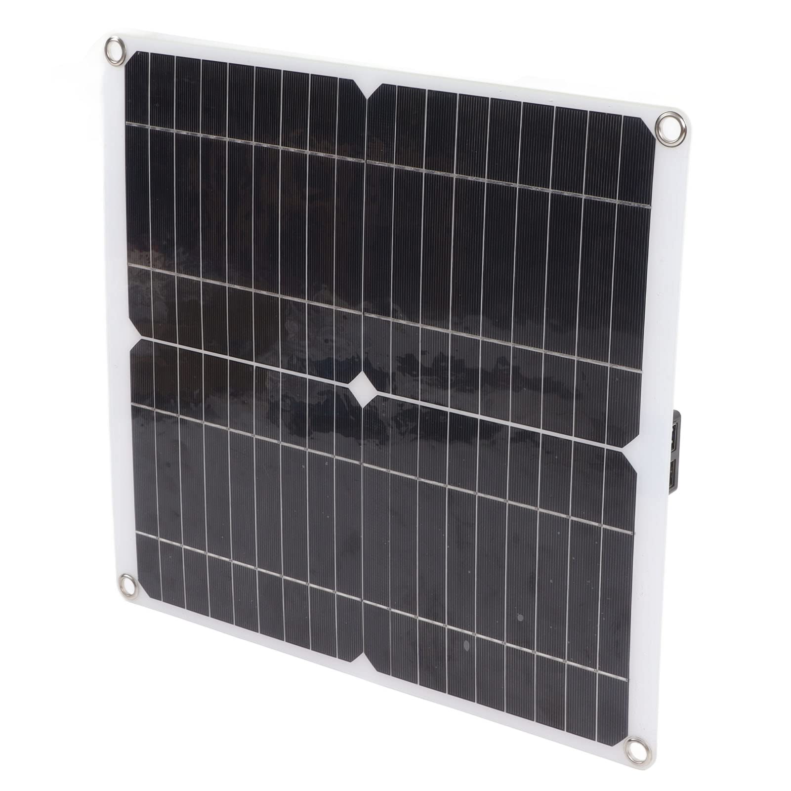 FTVOGUE Kit Pannello Solare 20W 12V Monocristallino con Controller 10A