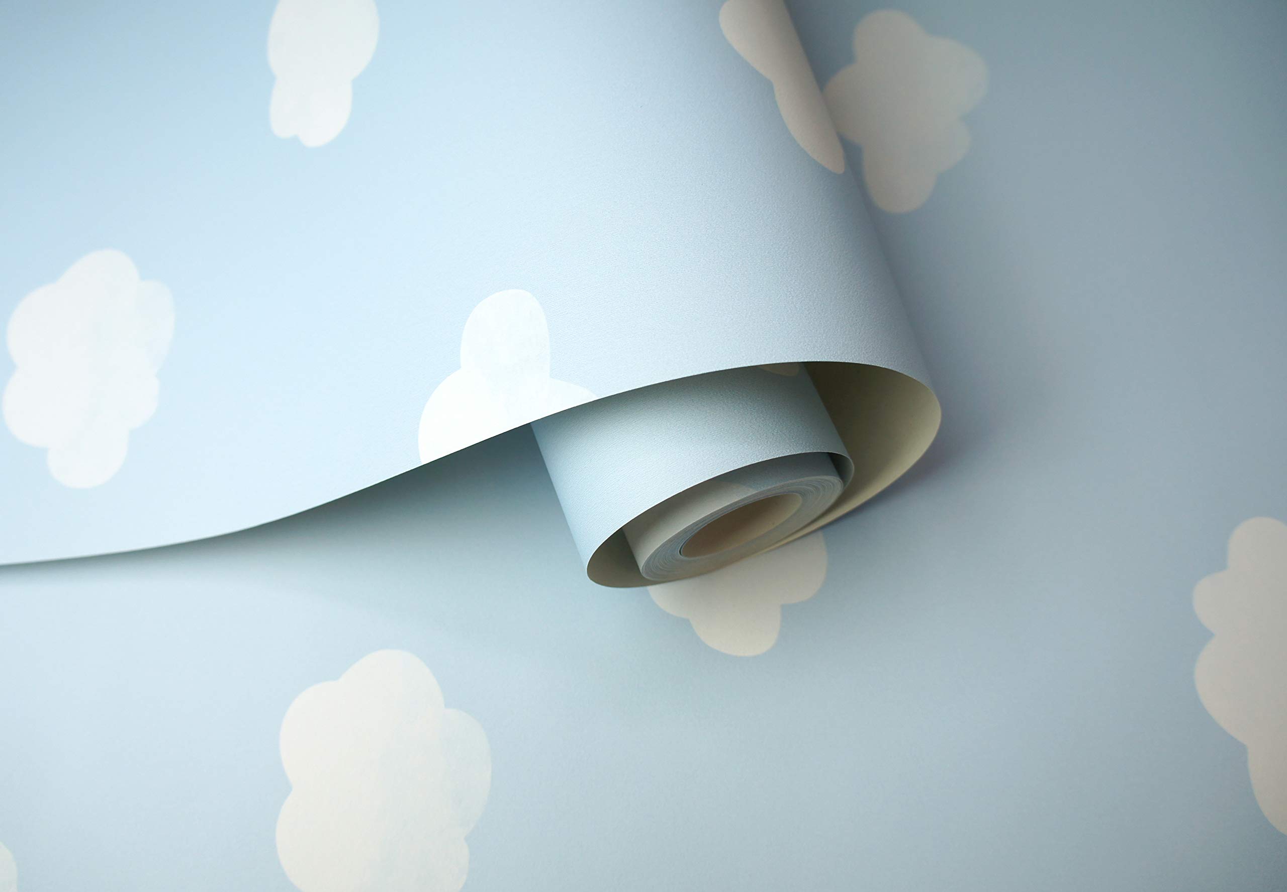 Over The Rainbow Cloudy Sky Wallpaper Blue Holden 90991