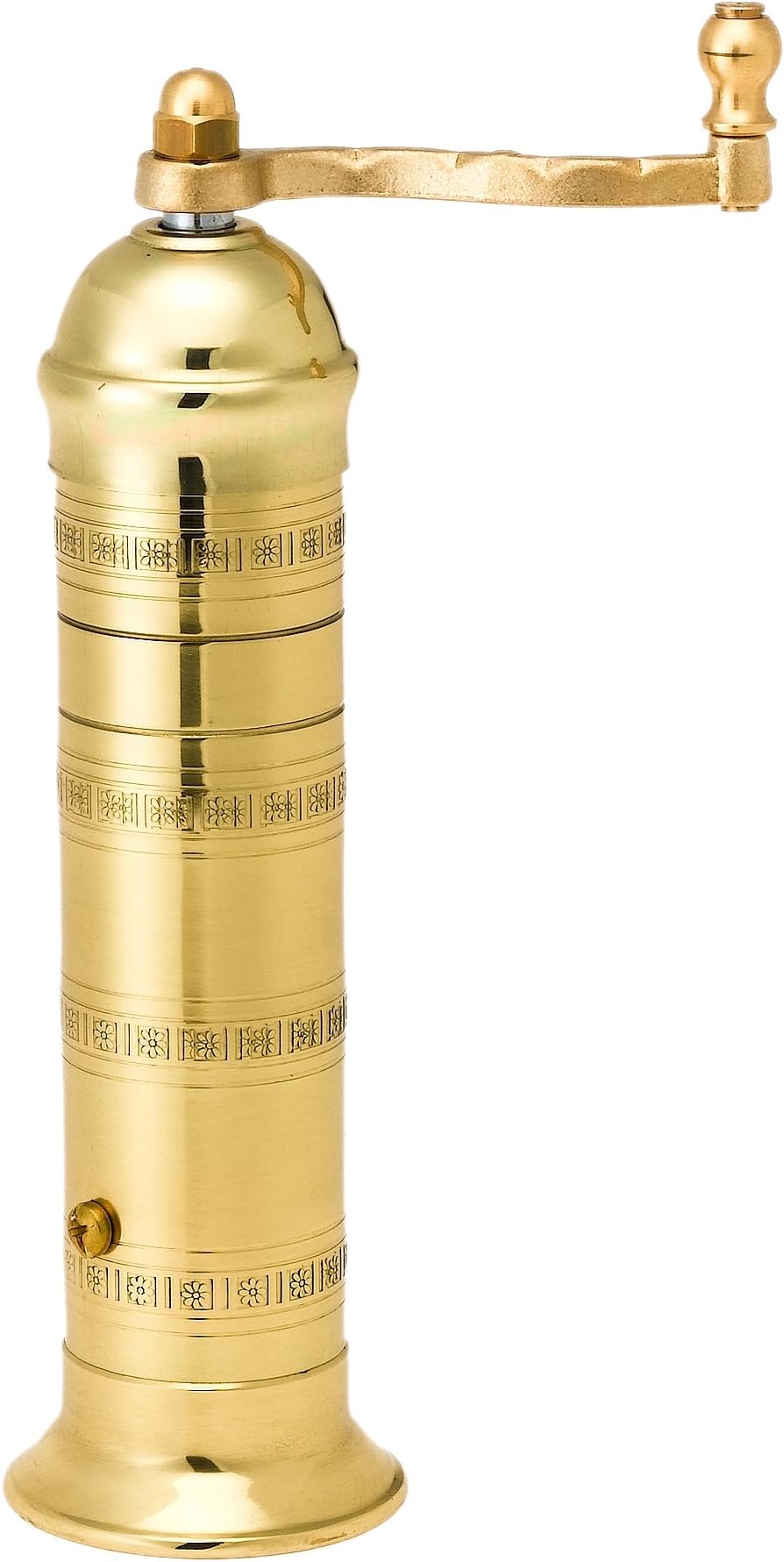 Atlas Pepper Mill, Brass, 8"