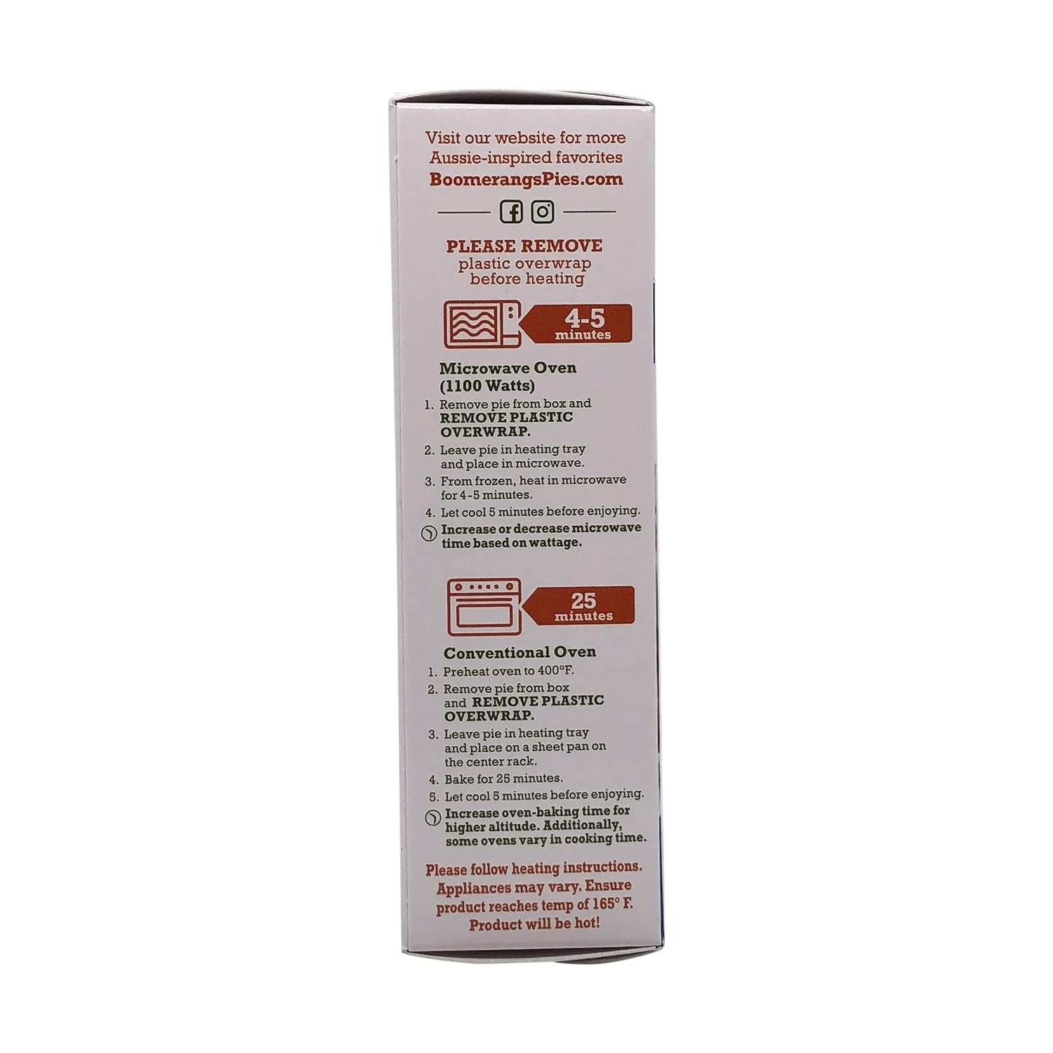 Boomerangs Beef Shepherd's Pie, 8 OZ