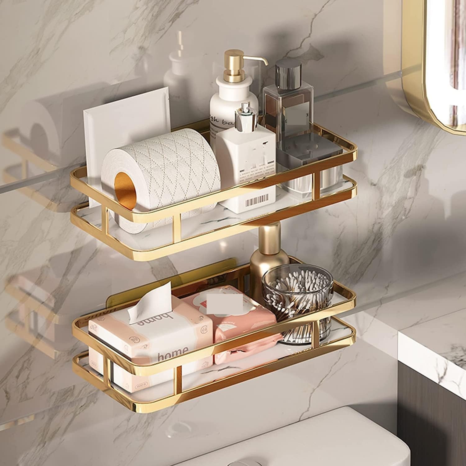 Estante de baño Carrito de ducha Estantes de ducha Organizador de cesta de ducha Estante de baño de pared sin taladro Estantes de baño para baño Ducha Estante de ducha Organizador de ducha E