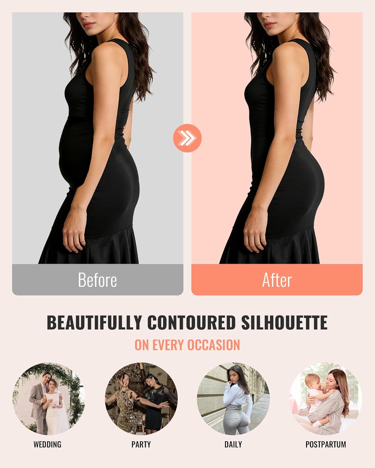 Tummy Control Shapewear for Women Seamless Girdle Shapewear Shorts Mid Waist Body Shaper Thigh Slimmers - Image 5