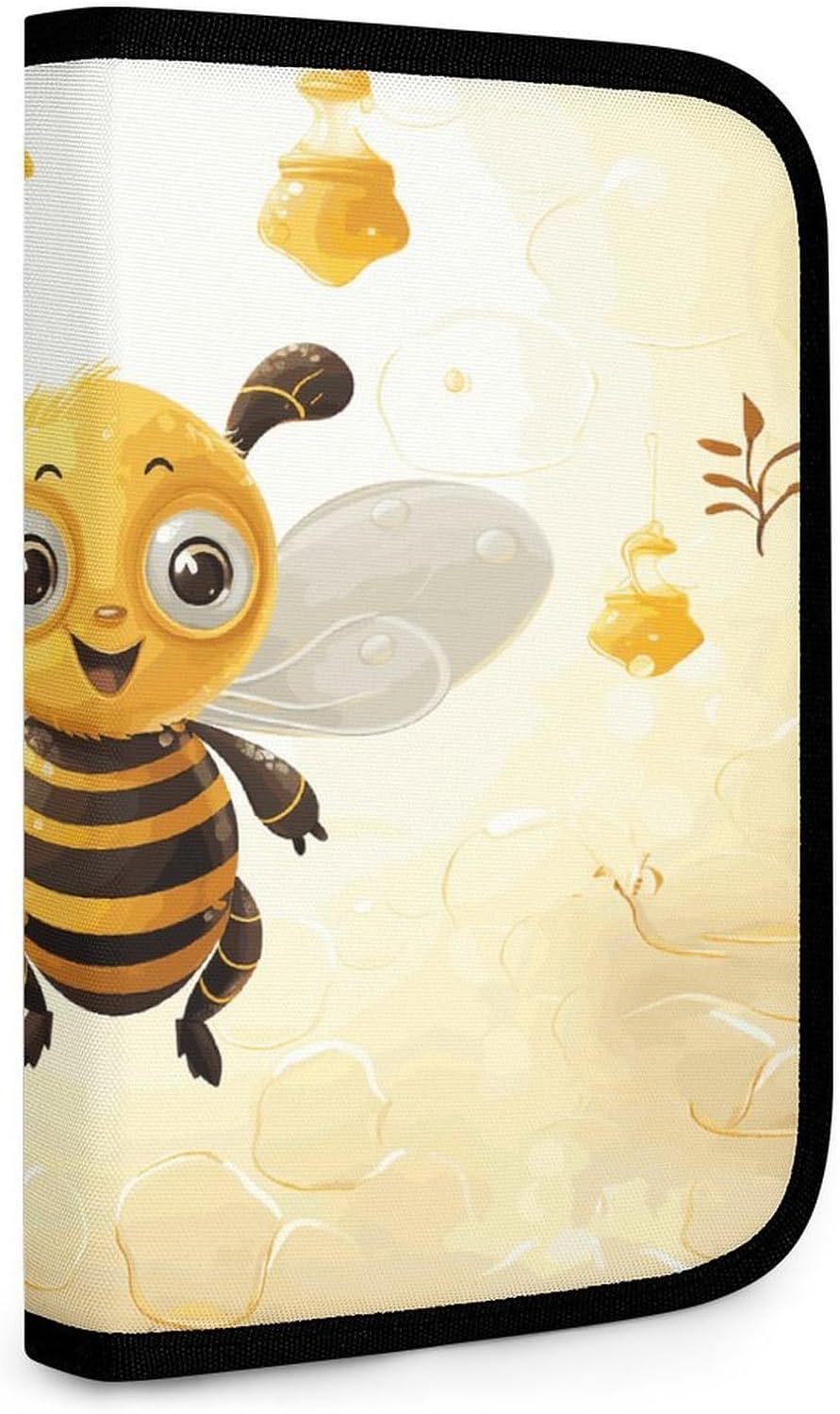 Cute Bees Honey Tool Bag Organizer Bag Zipper Pouches