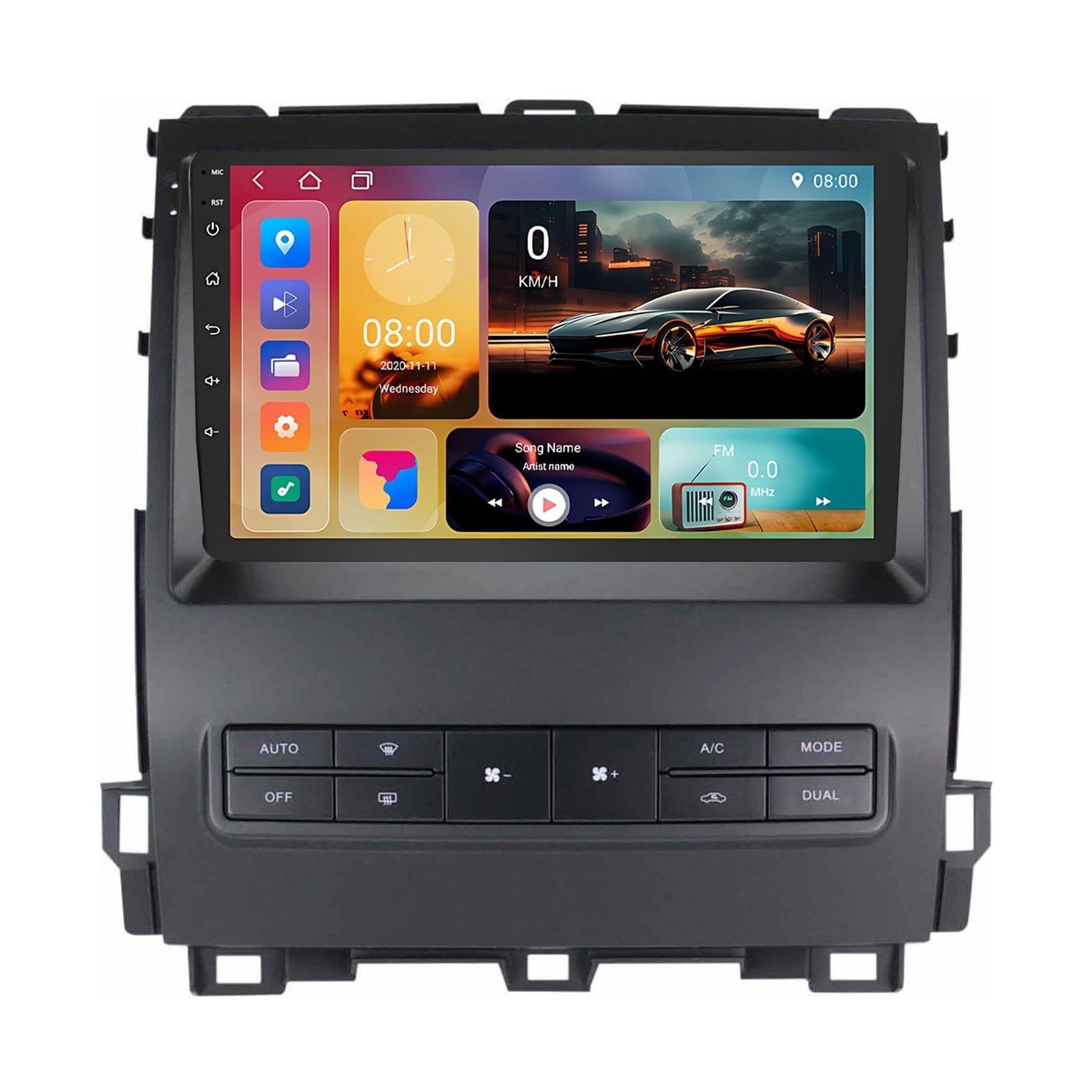 Autoradio Double DIN 9" pour Toyota Land Cruiser Prado 120 2002-2009