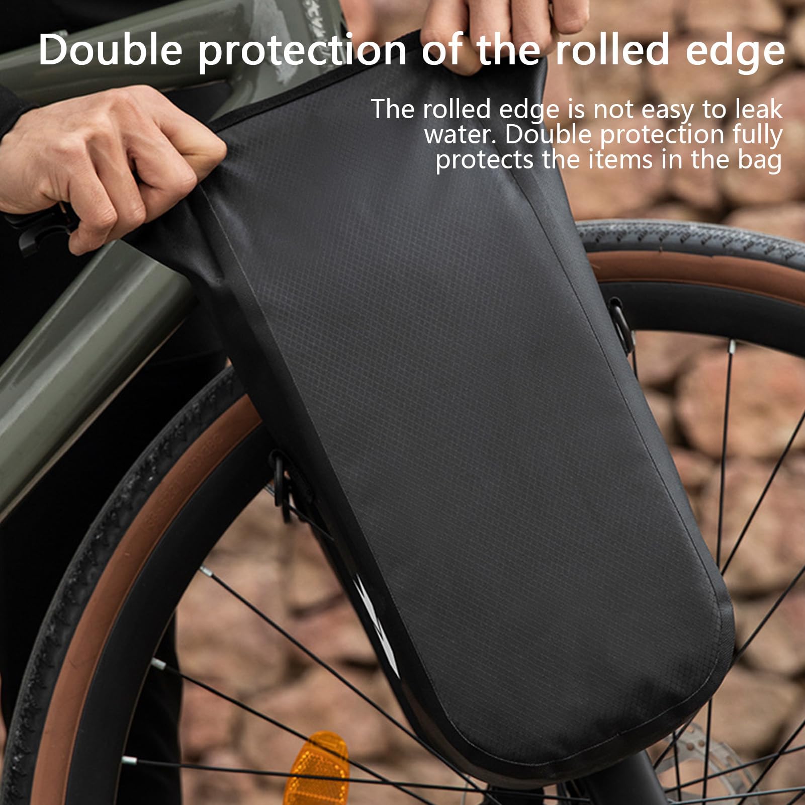 Alforjas Para Bicicletas Pack Impermeable para Horquilla de Bici 5,5 L