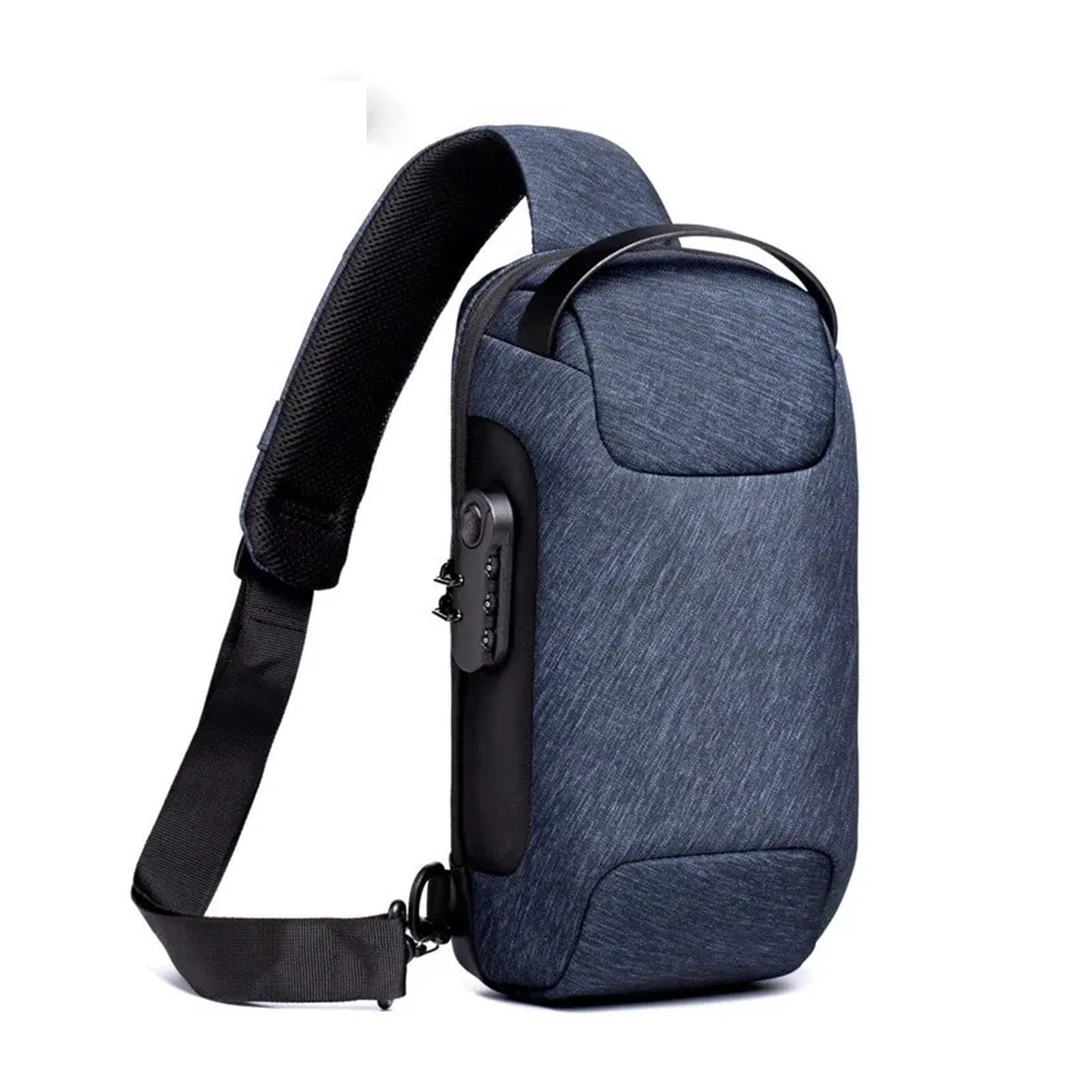 Bolsa de pecho para hombre de gran capacidad SERDAS hecha de lona Oxford resistente 8