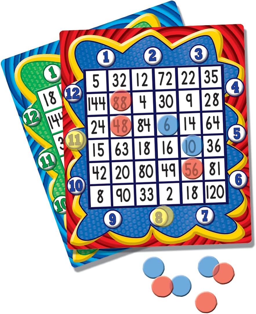 Teacher Created Resources Multiplication: Four-in-a-Row Game (7803)