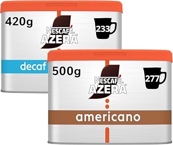 Nescaf  Azera Americano 500g & Decaf Americano 420g Bundle   Barista-Style