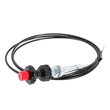 Kicofyee 10FT Multi-Purpose Control Cables for Dorman Replace 55204 with 2 in Black Knob