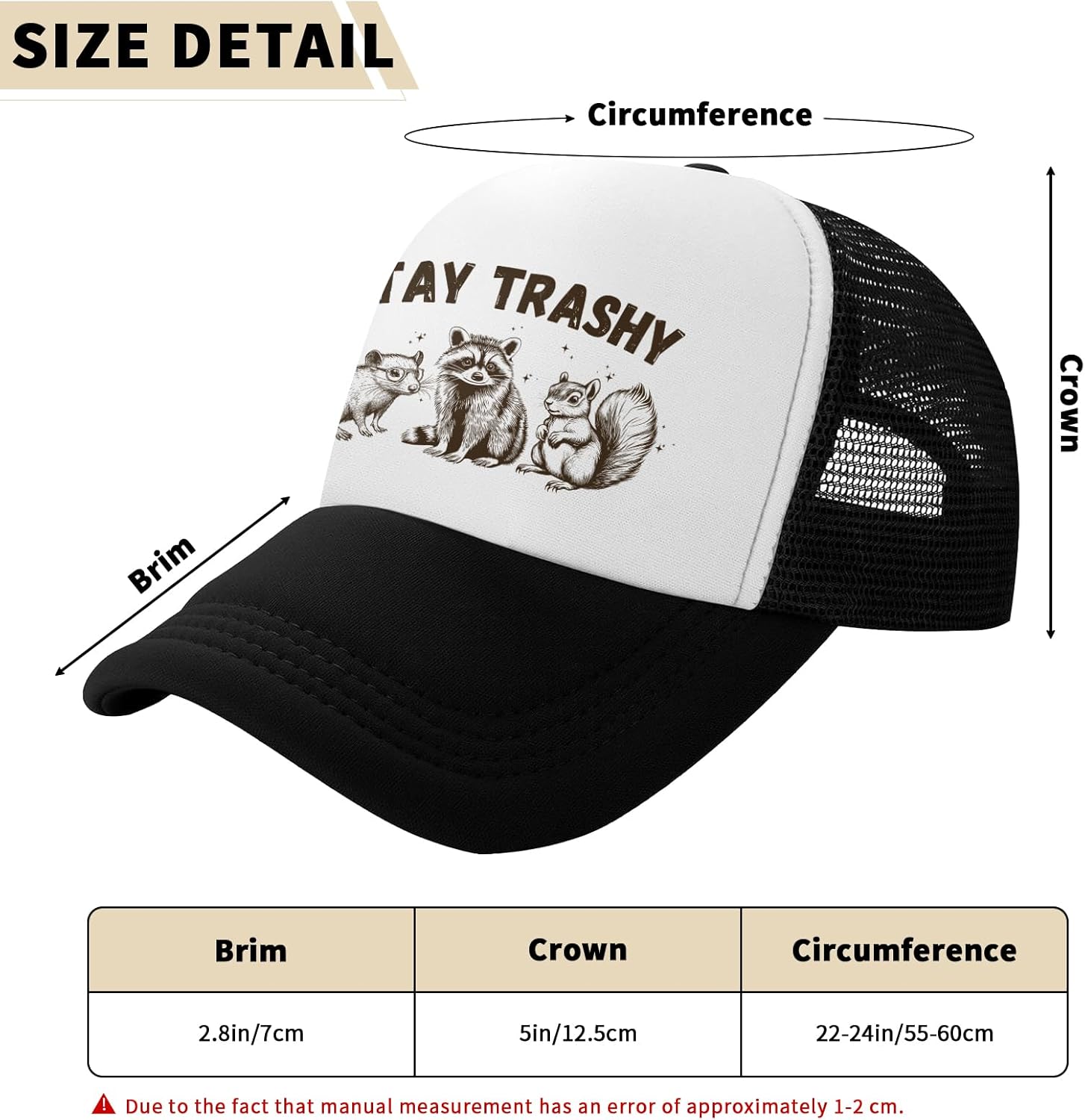 Funny Trucker Hats,Trucker Hat Baseball Cap for Women Snapback Adjustable Hat Humor Gift Men - Image 3