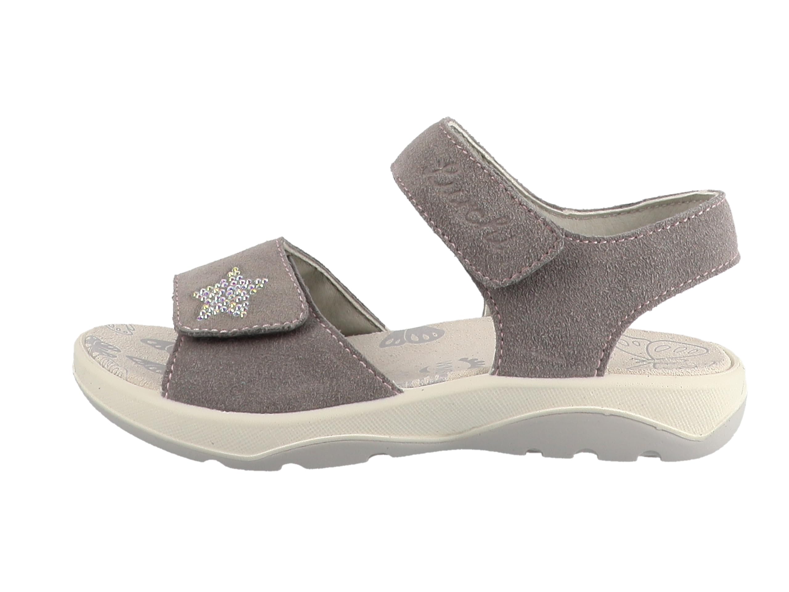 Lurchi 74L2003007, Female Sandal, GREY,