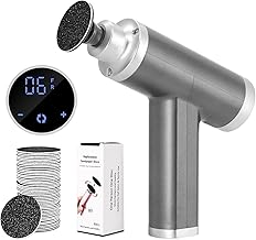 Electric Callus Remover, 4500 rpm, Adjustable Speed, Professional Callus Remover, Electric Callus Remover, Pedicure, Electric Foot File, Grey FCR-3