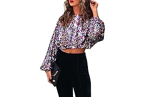 Shimmering Sequence Top for Women