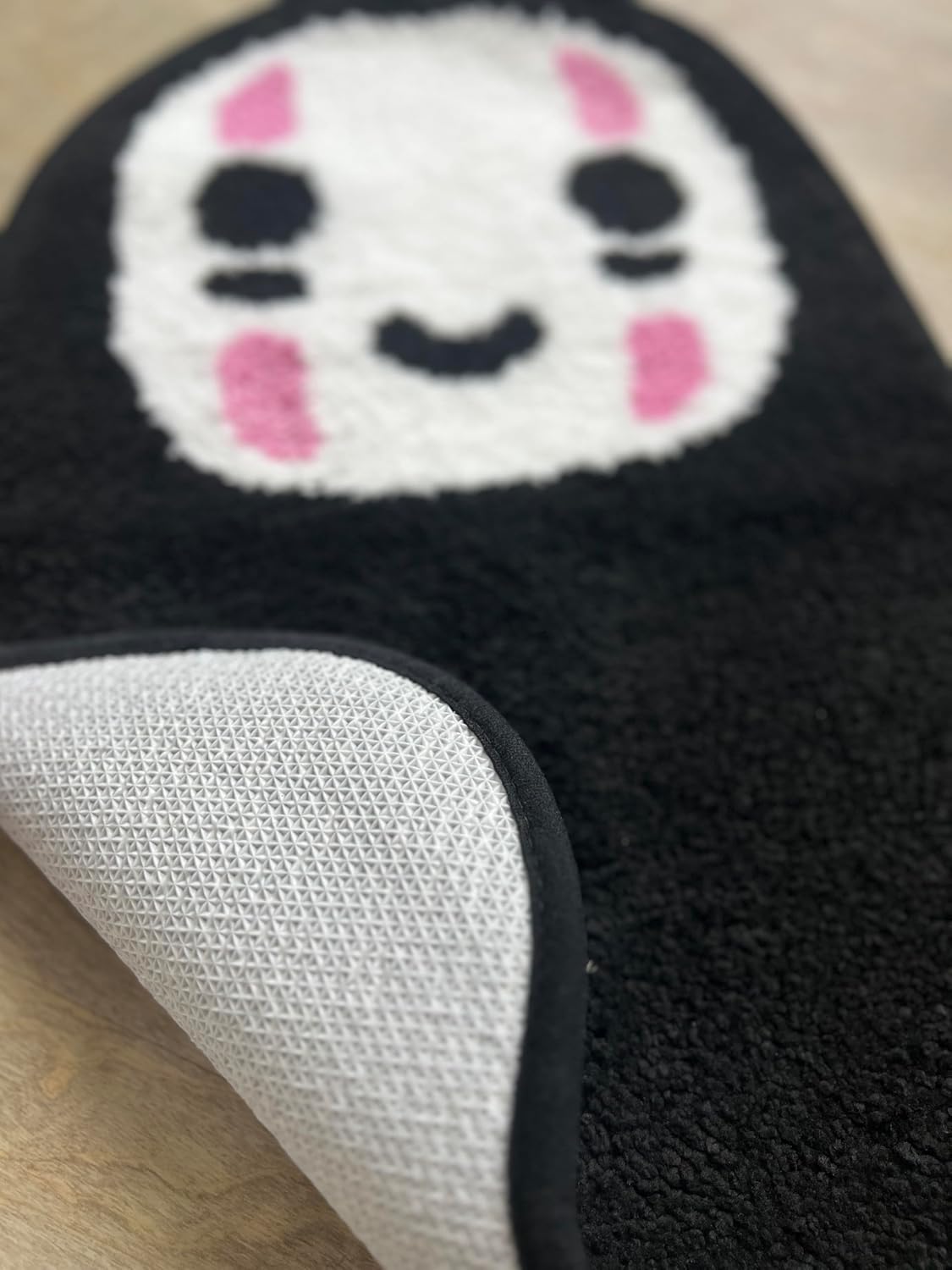 No Face Tufted Rug | No Face Soft Rug | Anime Character Non-Slip Bath Mat | Non-Slip Soft Washable Area Rug | Animal Theme Floor Mat Carpet for Bedroom, Living Room