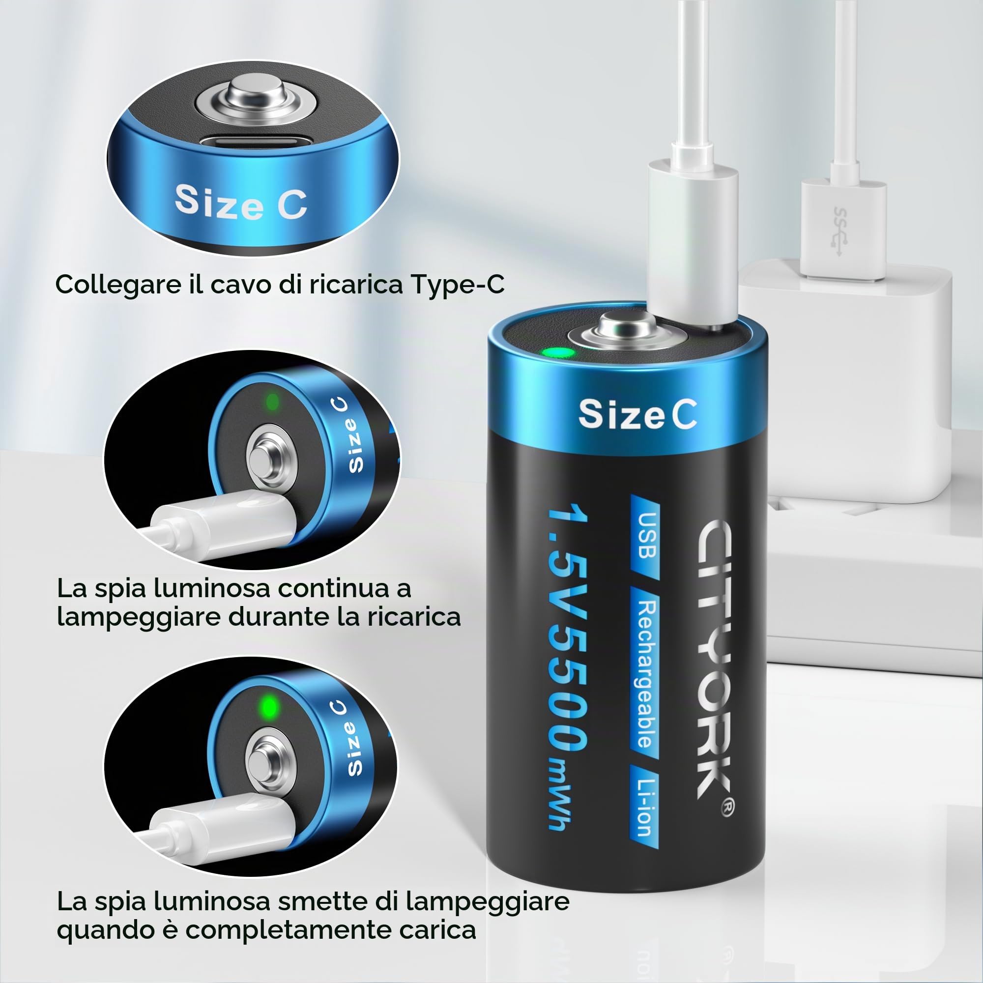 Acquista Batteria agli ioni di litio AAA PALO 1110mWh 1.5V USB HR03 Porta USB AAA batterie al litio ricaricabili AAA con cavo USB per orologi mouse in Italia a partire da 6.21 Acquista Batteria agli ioni di litio AAA PALO 1110mWh 1.5V USB HR03 Porta USB AAA batterie al litio ricaricabili AAA con cavo USB per orologi mouse in Italia a partire da 6.21