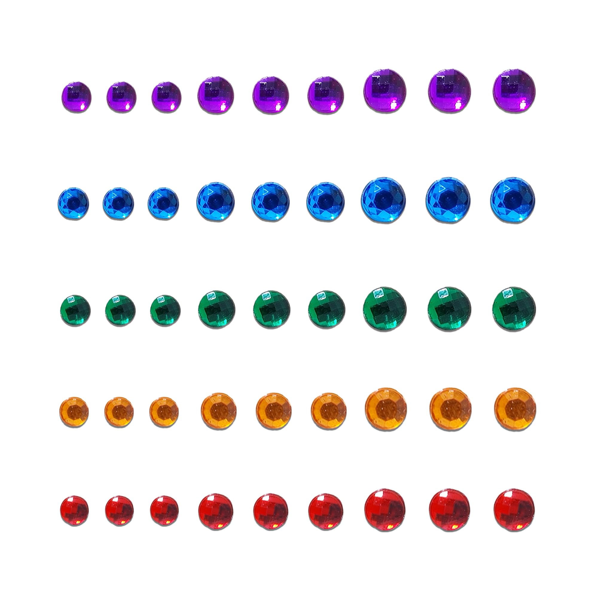 Comet Busters Beautiful Multicolor and Multisize Stone Bindi (BIN1015)-picture-20