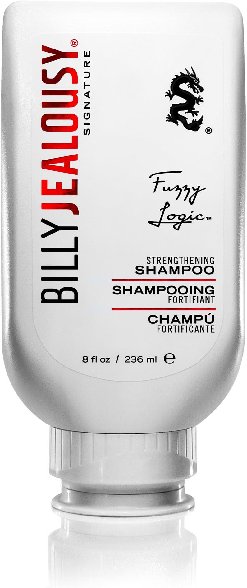 Fuzzy Logic Strengthening Mens Shampoo, Adds Volume, Prevents Hair Loss, Promotes Circulation & Healthy Growth, Peppermint Scent