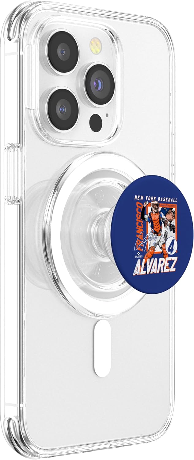 Francisco Alvarez | New York M Baseball Player | MLBFAL203M PopSockets PopGrip for MagSafe