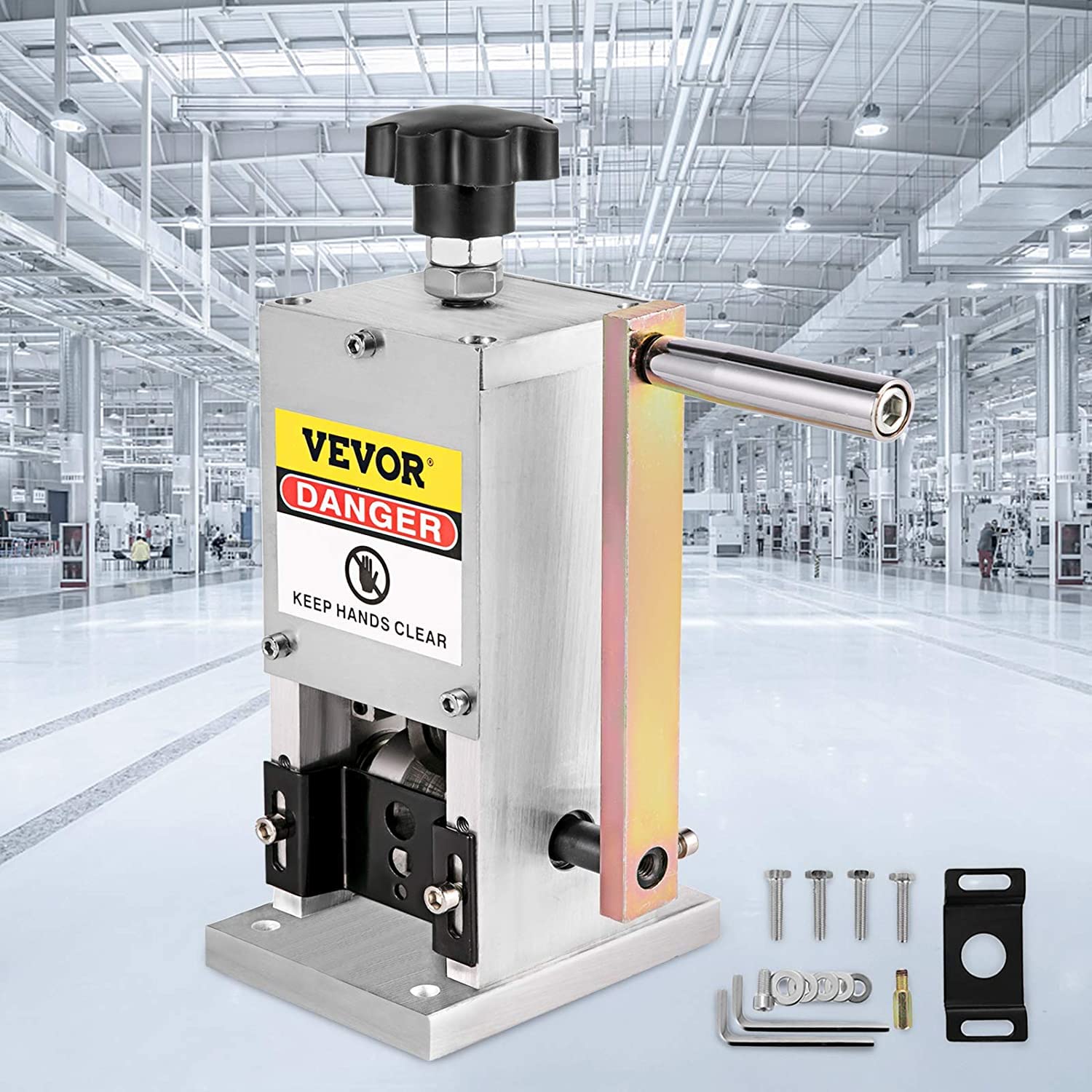 Manual Wire Stripper Machine - 6 Channel Drill Powered Tool For Scrap Copper Cable Recycling (0.12'' To 0.67'')