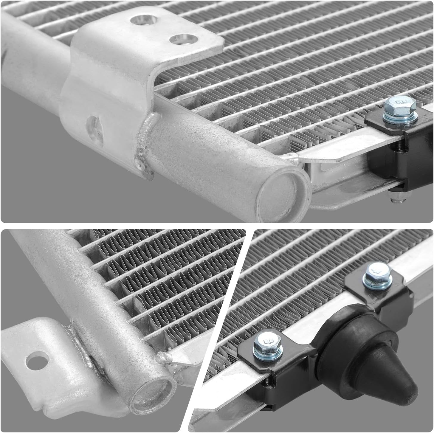 DNA MOTORING Aluminum Air Conditioning A/C Condenser Compatible with Toyota Tundra 2000-2006, Without Double Cab, TO3030152, OEM-CDS-4963