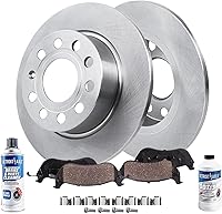 Vista 15 de Detroit Axle - Kit de freno delantero para Mercedes Benz ML320 1998-2003, 2003-2005 ML350, 1999 ML430 Rotores de freno y pastillas de freno