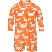 JAN & JUL Long Sleeve 1-pc UV Jumpsuit Rash Guard Baby, Toddler