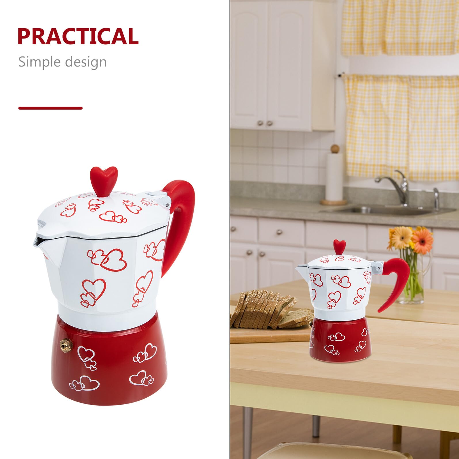 Cafetera Manual de Aluminio, 150 Ml, Portátil y Fácil de Usar para Hogar y Oficina, Taza Espresso con Diseño