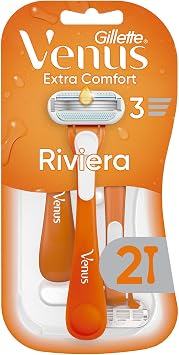 Gillette Venus Riviera Use Horse Woman Razor 2-pack