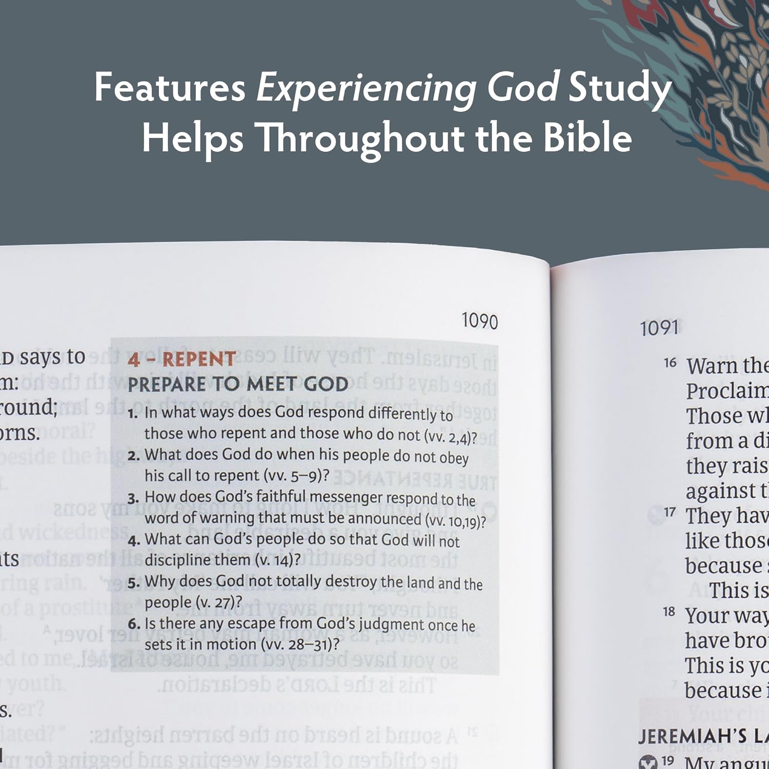 CSB Experiencing God Bible, Cream Cloth Over Board, Indexed, Full-Color Design, Articles, Character Profiles, Chapter Questions, Key Verse Icons, Full-Color Maps, Easy-to-Read Bible Serif Type - Image 11