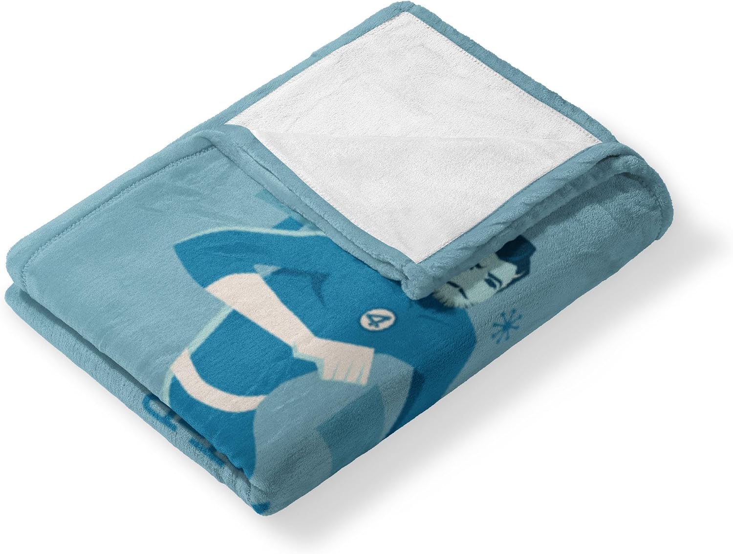 Marvel Fantastic Four First Steps Mister Fantastic Silk Touch Throw Blanket – Ultra-Soft Fleece, Official Superhero Bedding or Couch Throw, 40 x 50 inches