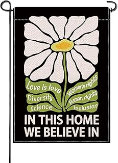 Artofy in This Home We Believe in Daisy Small Decorative Garden Flag, Wo...