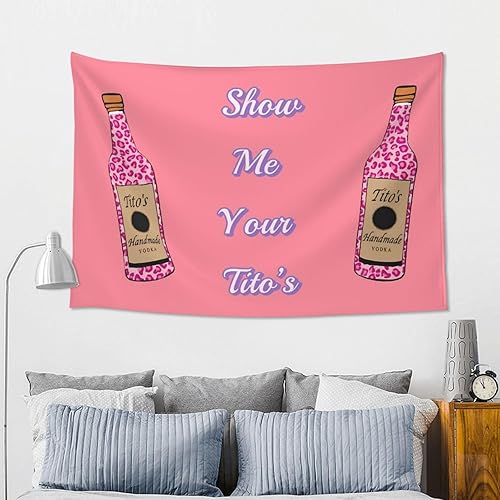 Miniatura 3 de Smacget Tapiz rosa divertido y pequeño para adolescentes, decoración estética, tapiz para colgar en la pared, arte de pared, decoración de fiesta,