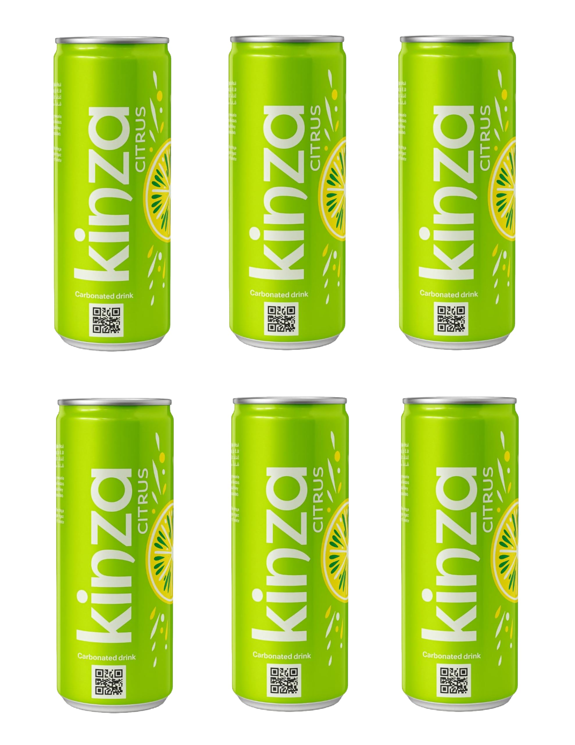 Kinza Citrus Carbonated Soft Drink 250 ml Pack of 6 Imported Cold Drink Saudi Arabia (Citrus)-picture-27