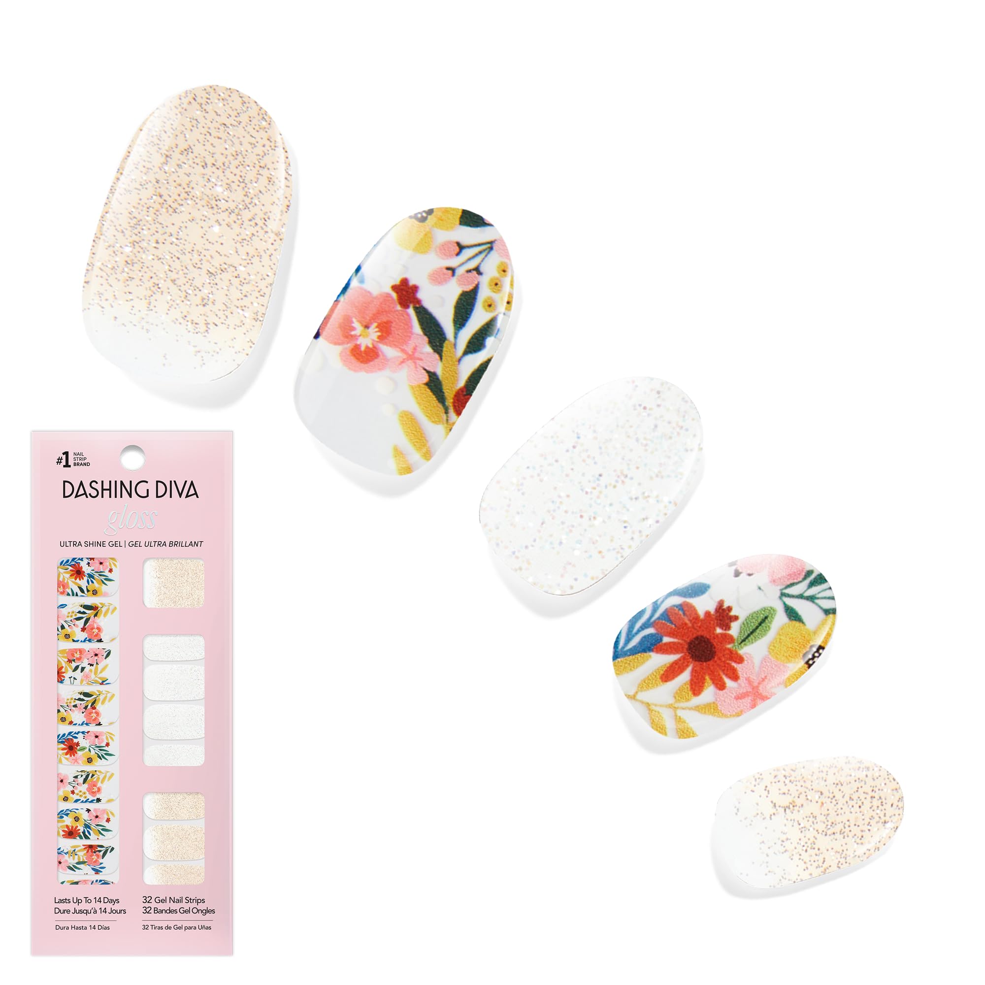 Dashing Diva Gloss Nail Strips - Lavender Dreams -12