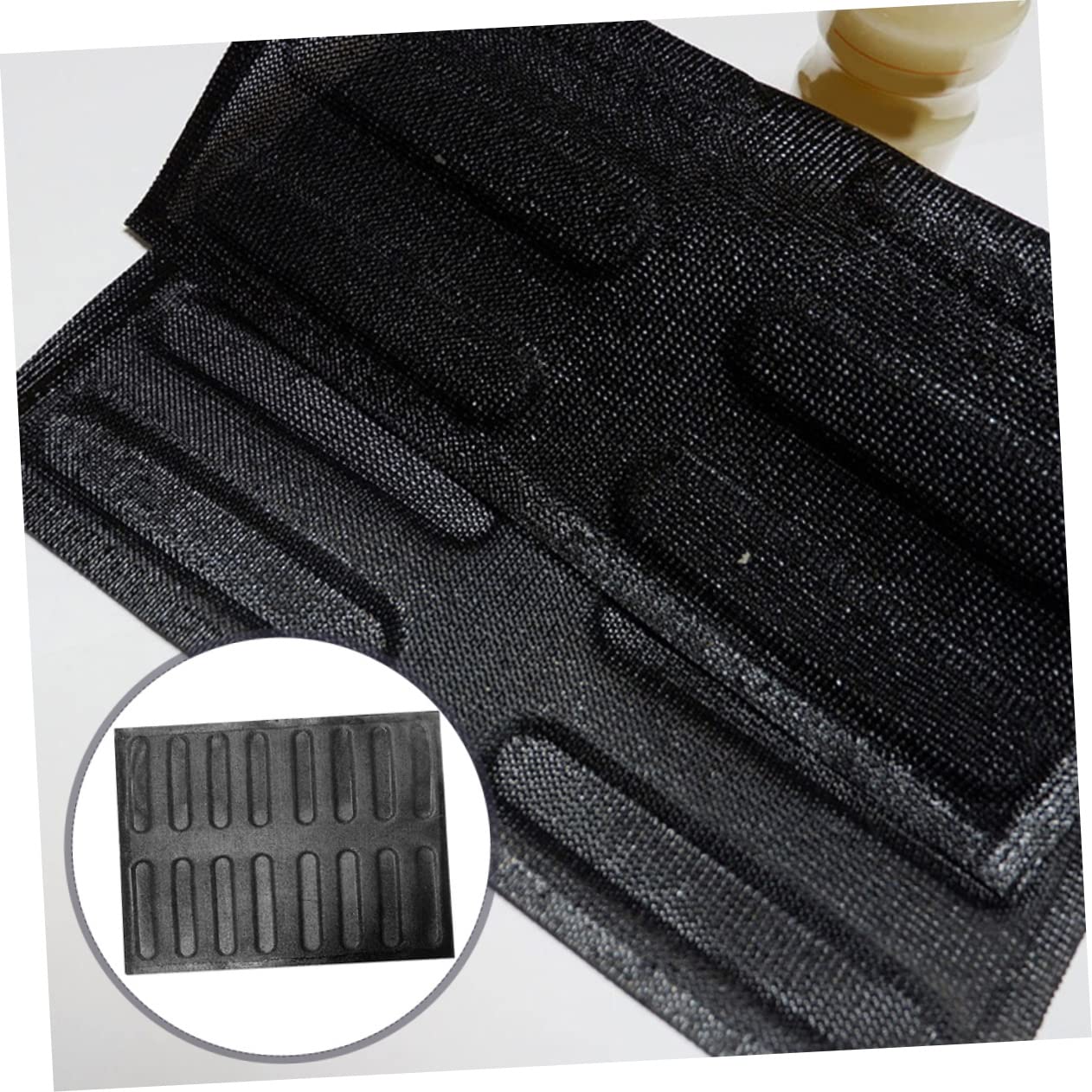 Amosfun Molde de Silicona para Pan Francés Molde Transpirable para Hornear Accesorio de Cocina para Brownies para Uso Diario Cacerolas