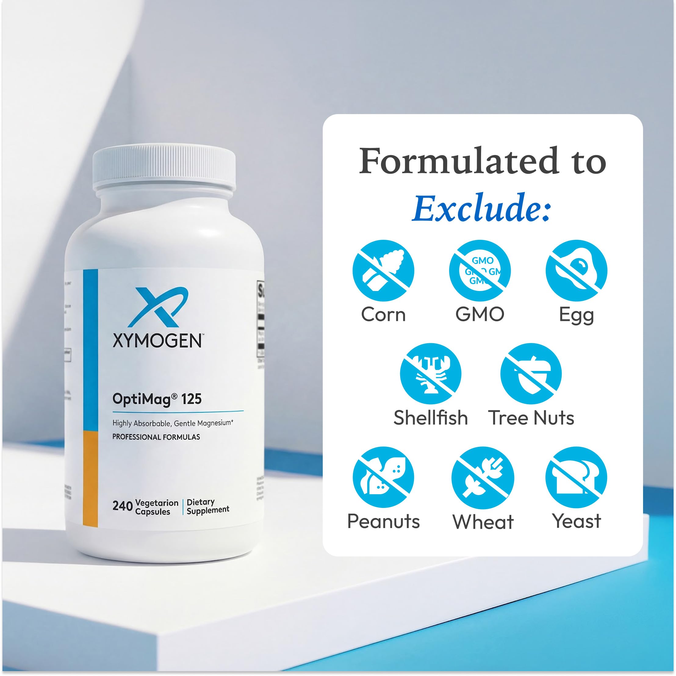 XYMOGEN OptiMag 125, 240 Capsules — Amazon image 6