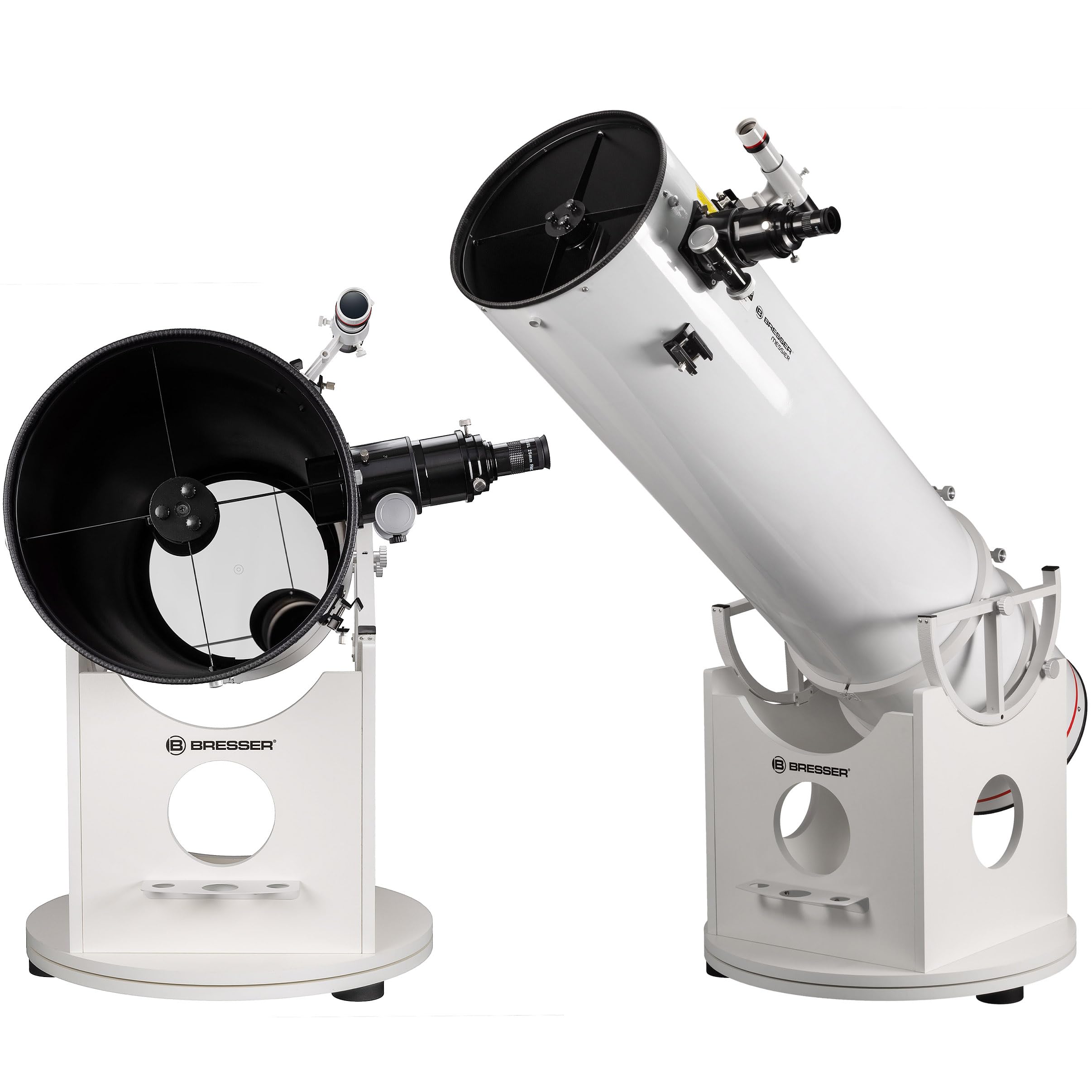 BRESSER Messier Teleskop Dobson 305 mm: Lustro paraboliczne 305 mm, lekka rurka GFK, ostrość 6.9 cm, do obserwacji nocnej i słonecznej