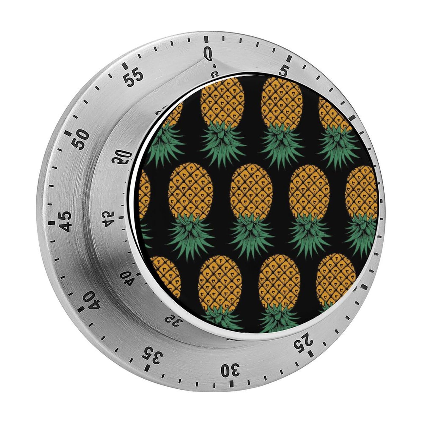 Upside Down Pine Circular Rotating Timer, Suitable for Kitchen and Bedroom