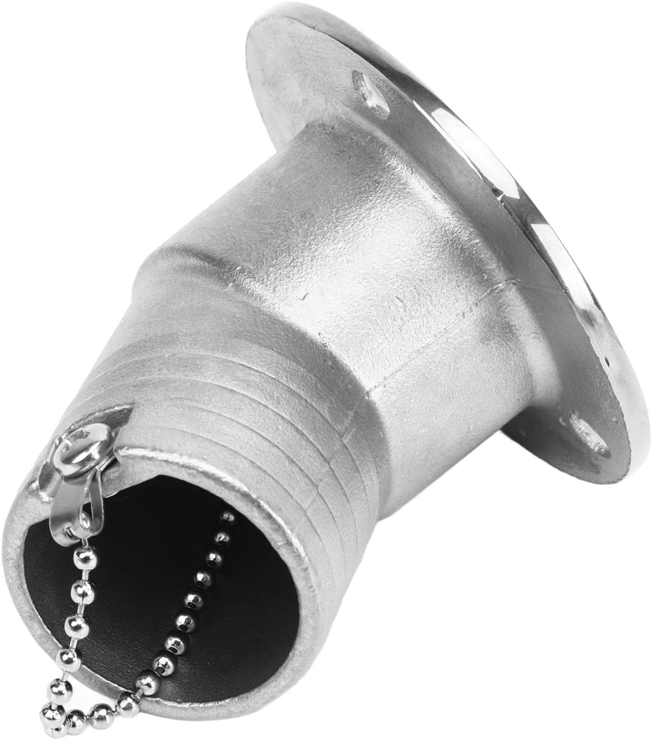 Fabater Boat Deck Filler, Gas Diesel Waste Water Fuel Boat Deck Fill Filler with Key Cap, 1.5inch 38mm Angled Neck Marine 316 Stainless Steel Hardware for Boat Yacht Caravan