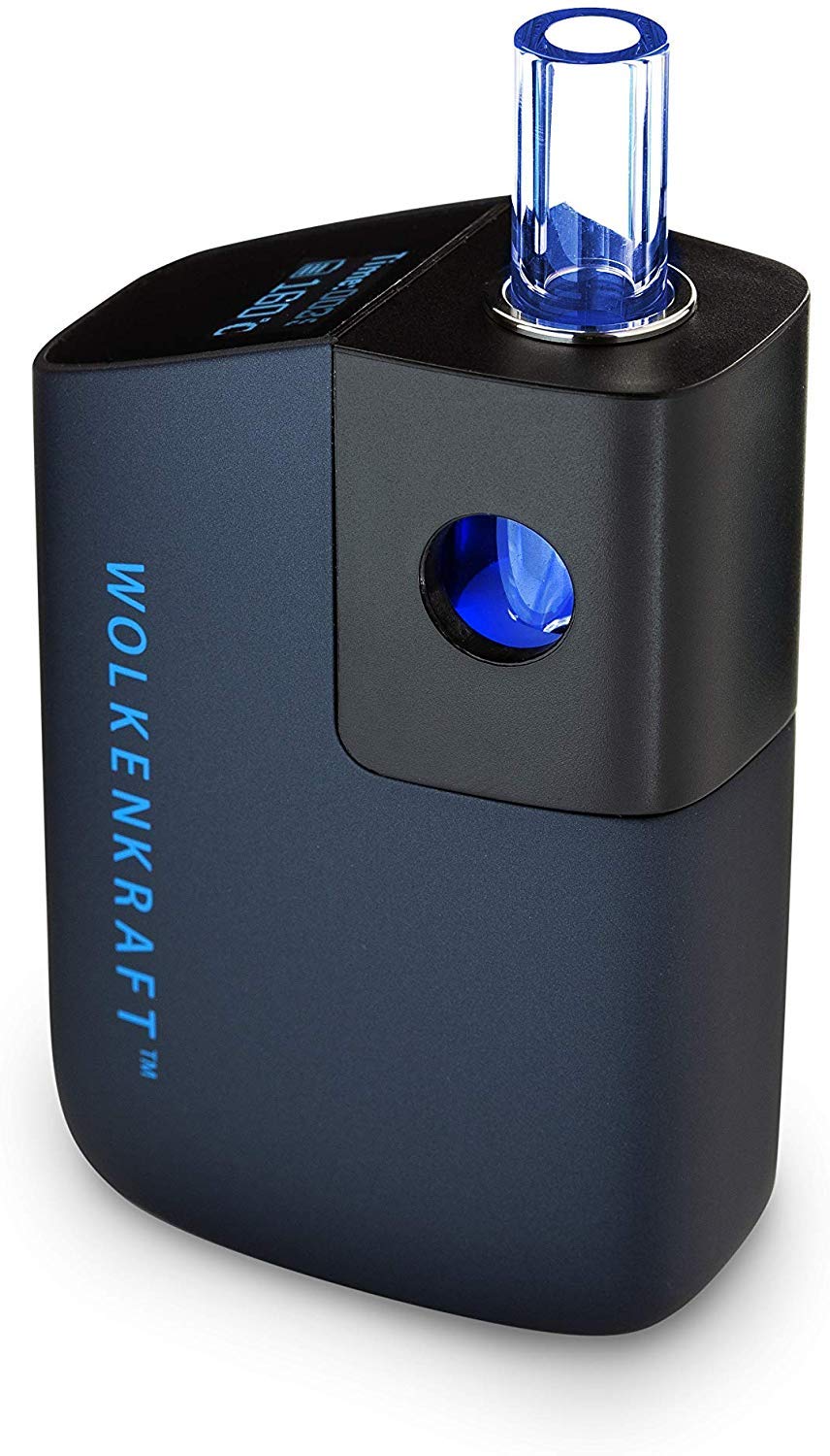 WOLKENKRAFT FX MINI Premium Vaporizer für Kräuter & Extrakte *Nachtblau* | 100% Konvektion | Titankammer | kompakt | starker Dampf | präzise Temperatur | OLED-Display | einstellbarer Timer