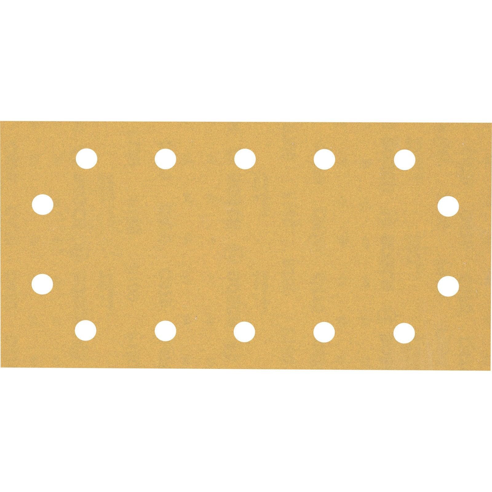 Bosch 50x EXPERT C470 Sandpaper (for Paint on wood, Hardwood, Ø 115x230 mm, Grit 180, Professional Accessory Orbital Sander)