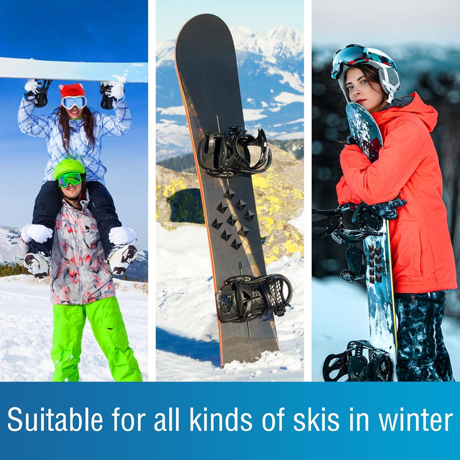 GIONAR Stomp Pad autocollant pour snowboard antidérapant