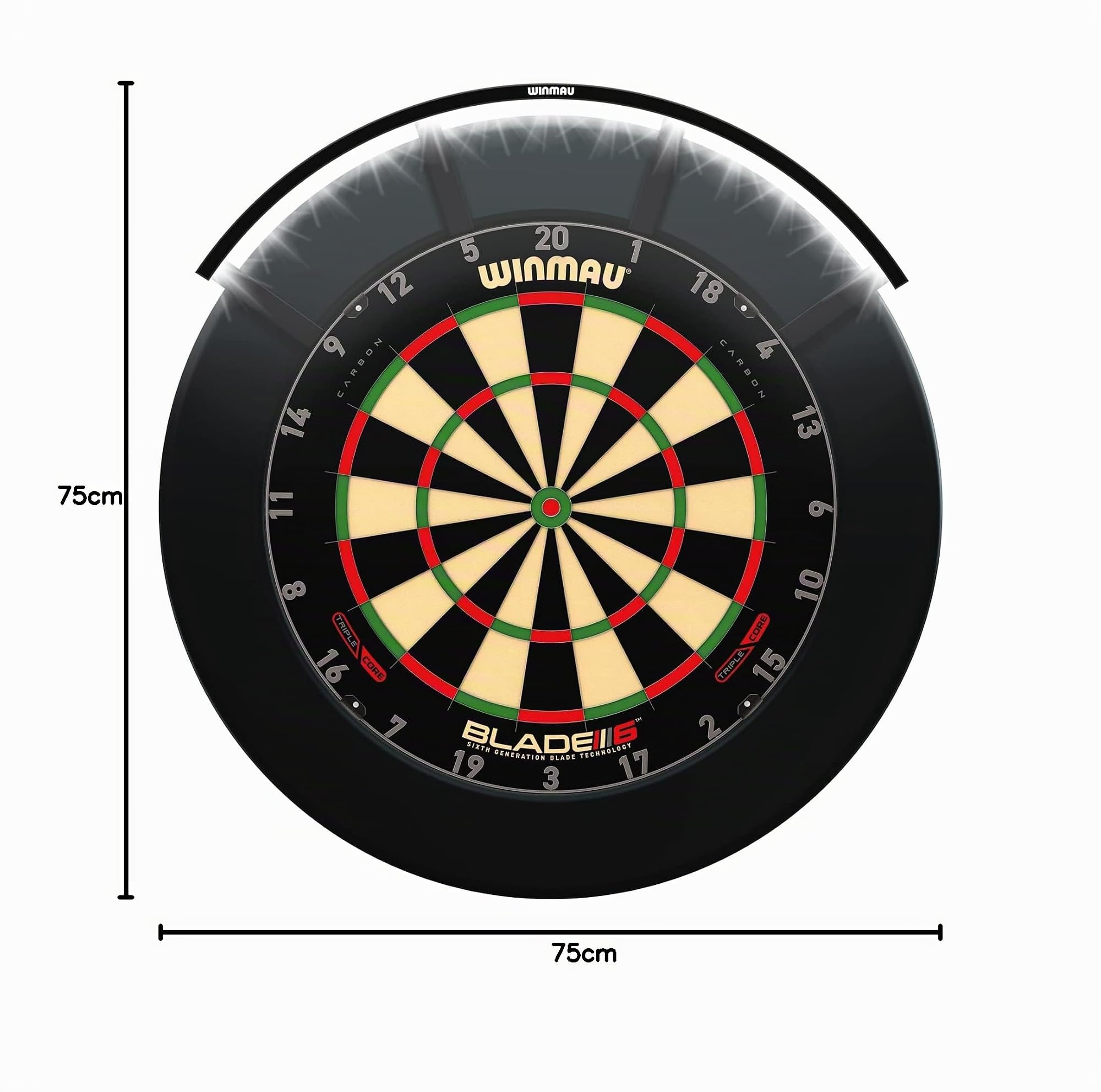 Winmau Polaris - Luci per bersaglio e accessori
