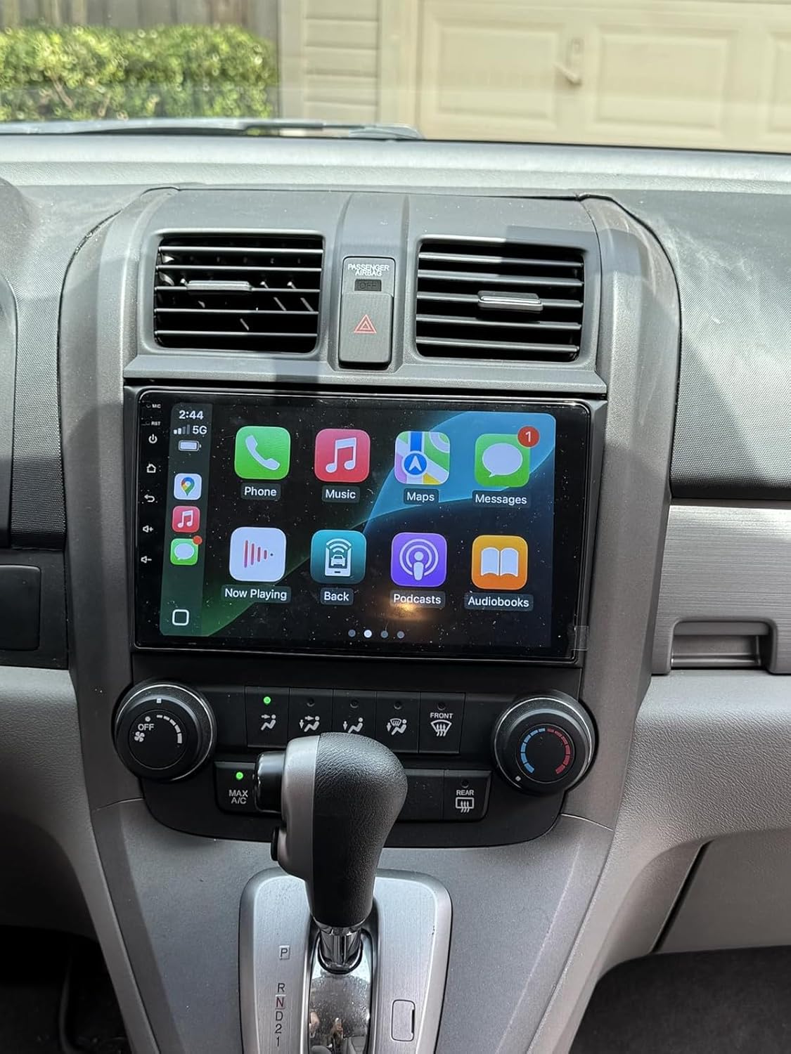 4+64G 9in Android 13 Car Stereo for CR-V 2007-2011 with Carplay Android Auto Car Radio with GPS WiFi Bluetooth FM/RDS SWC Split Screen + Backup Camera/Microphone