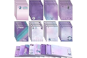 32 Pads Purple Suicide Prevention Awareness Sticky Notes