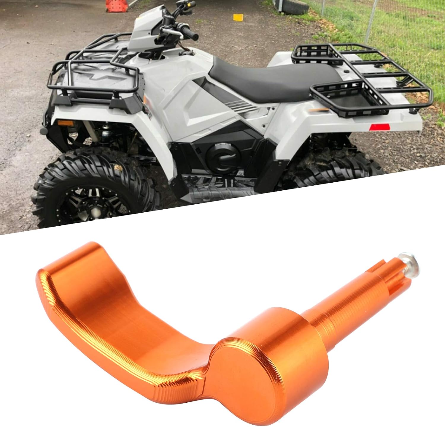 Yctze CNC Aluminum Thumb Throttle Control Lever Fit for Polaris Sportsman 450/550 / 570/850 / 1000