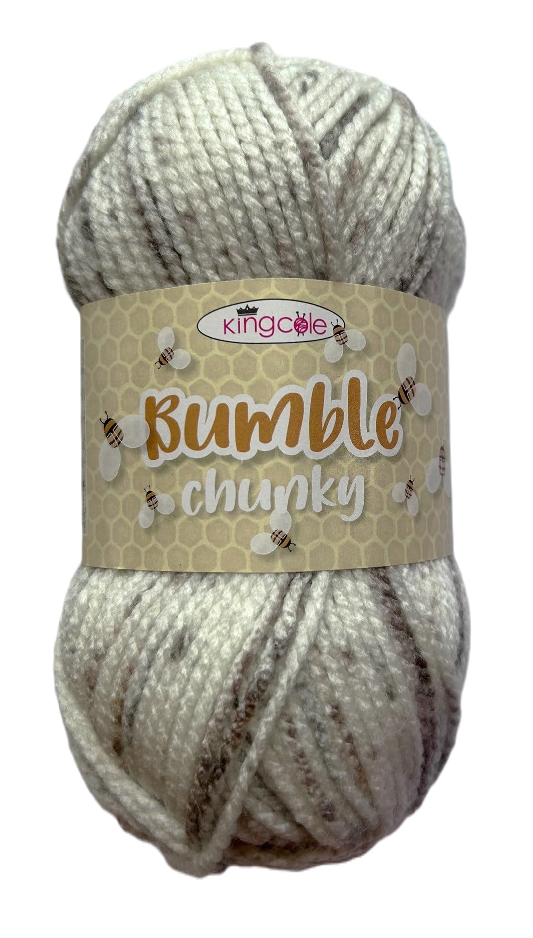 King Cole Bumble Chunky Yarn 100g Ball - 100% Supersoft Polyester Chenille-Style Wool for Knitting & Crochet, Perfect for Baby Blankets and Toys (5483 Dew Drop)