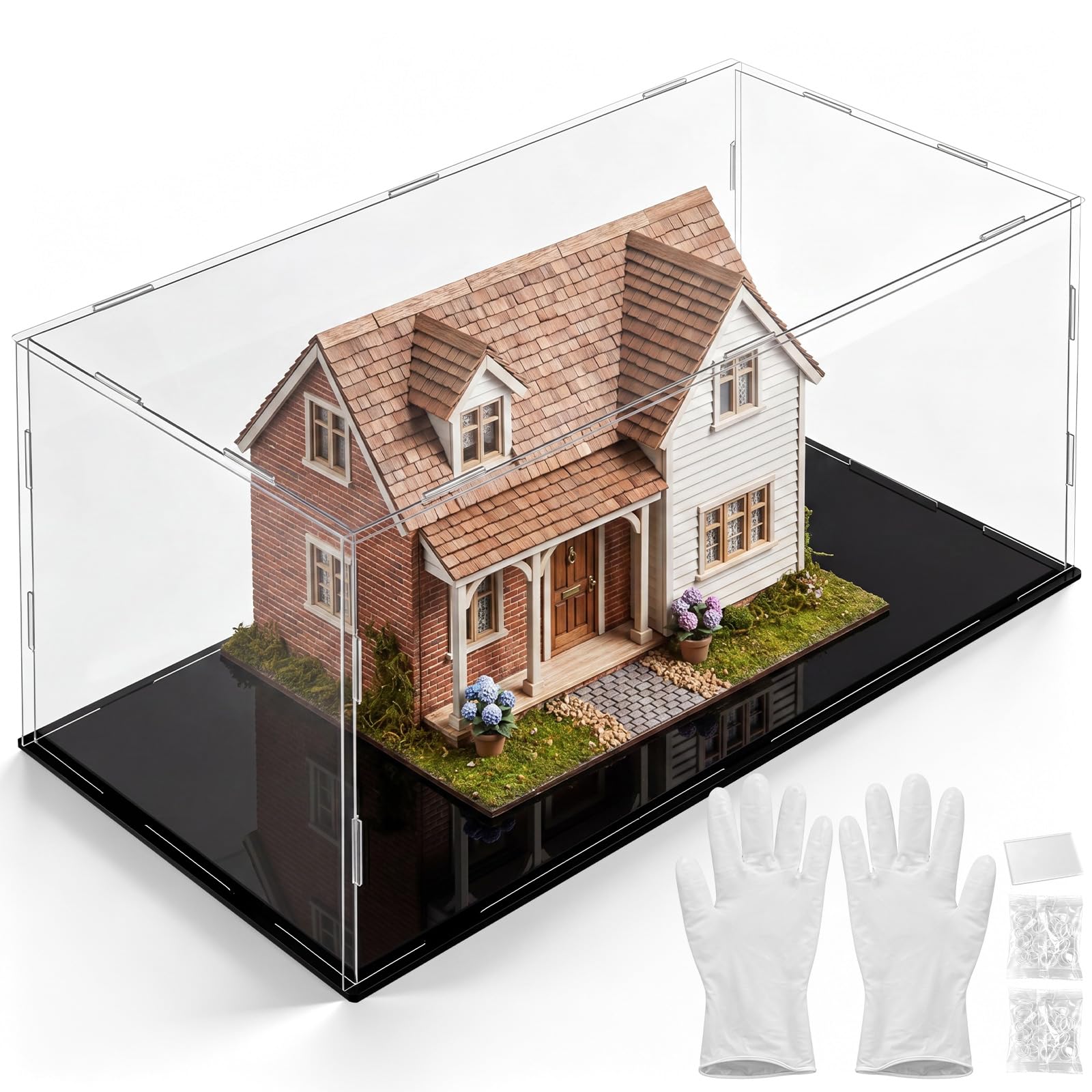Vitrine en acrylique anti-poussière Yungyan : finie la poussière sur vos figurines
