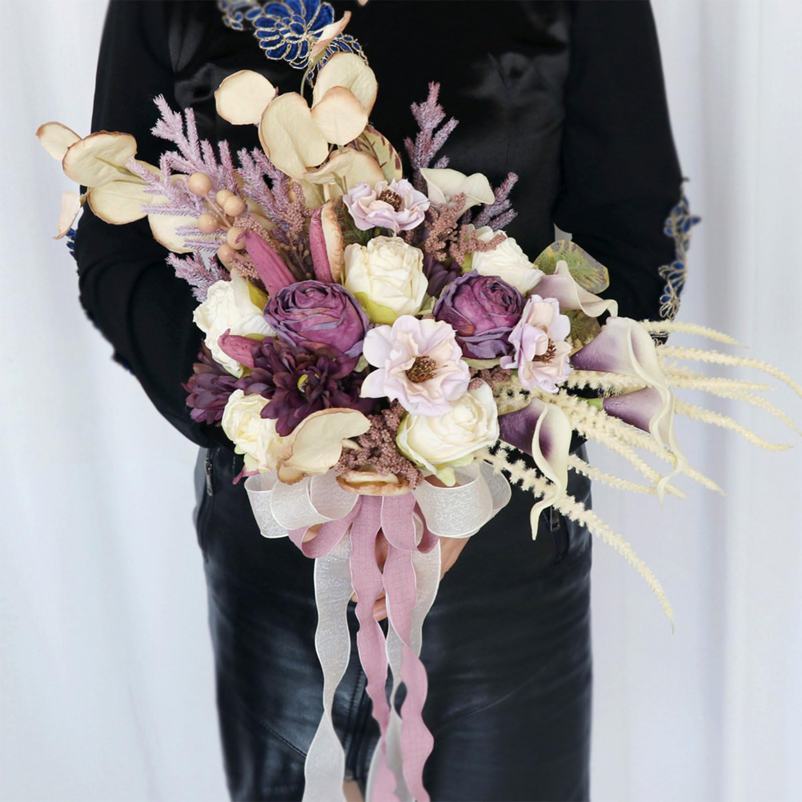 Bouquet de mariage, décoration de fête de mariage, anniversaire, Saint-Valentin, accessoires photo